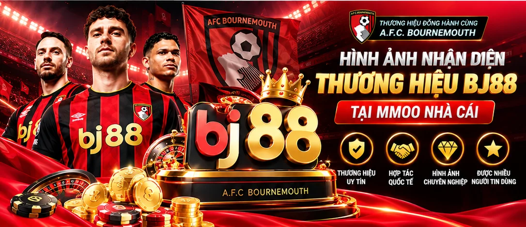 Hình ảnh nhận diện thương hiệu Bj88 tại mmoo nhà cái